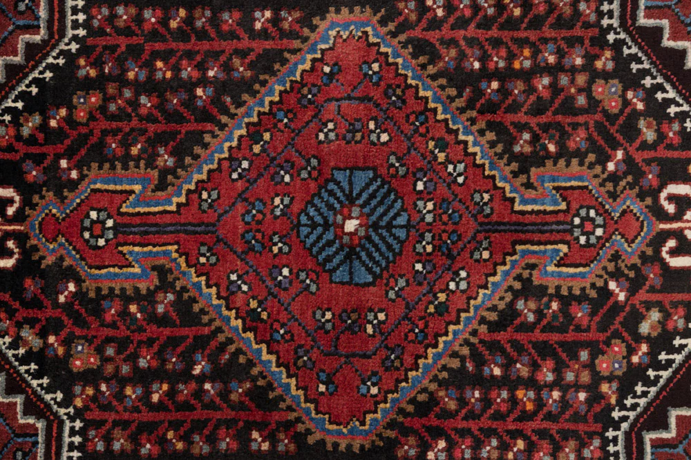 Perserteppich - Nomadic - 130 x 87 cm - dunkelrot - Image 8