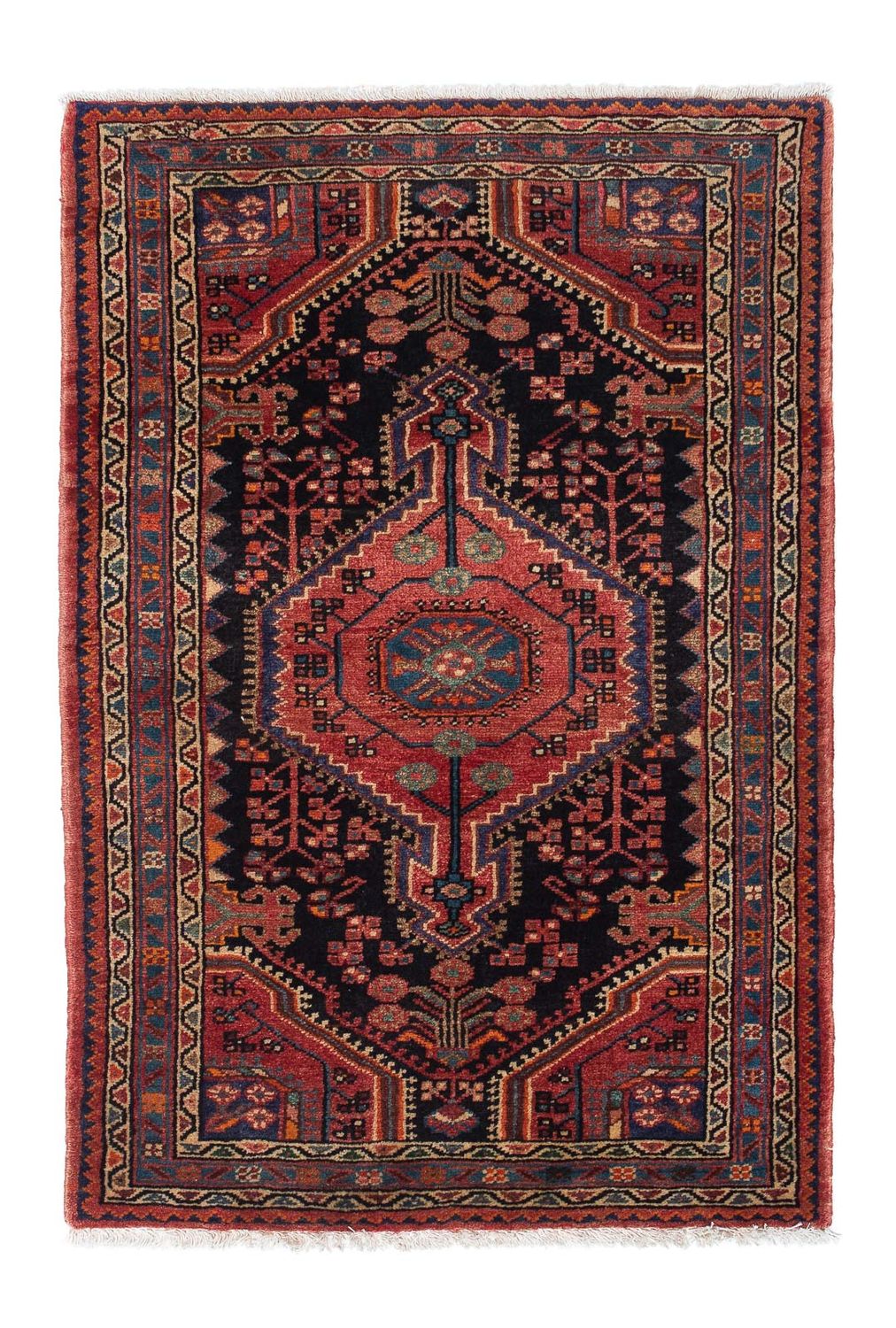 Perserteppich - Nomadic 130 x 88 cm - dunkelblau