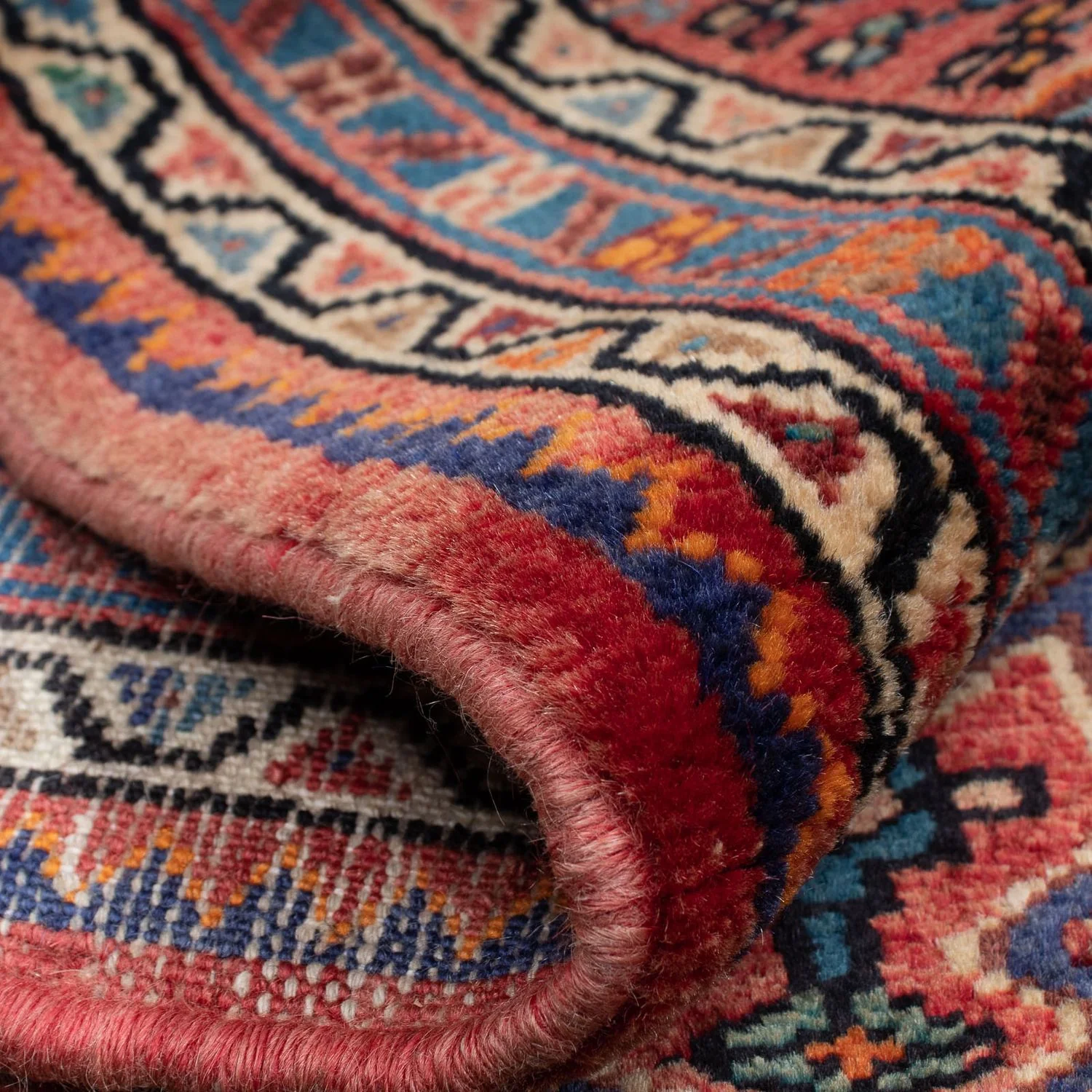 Perserteppich - Nomadic 130 x 88 cm - dunkelblau - Image 4