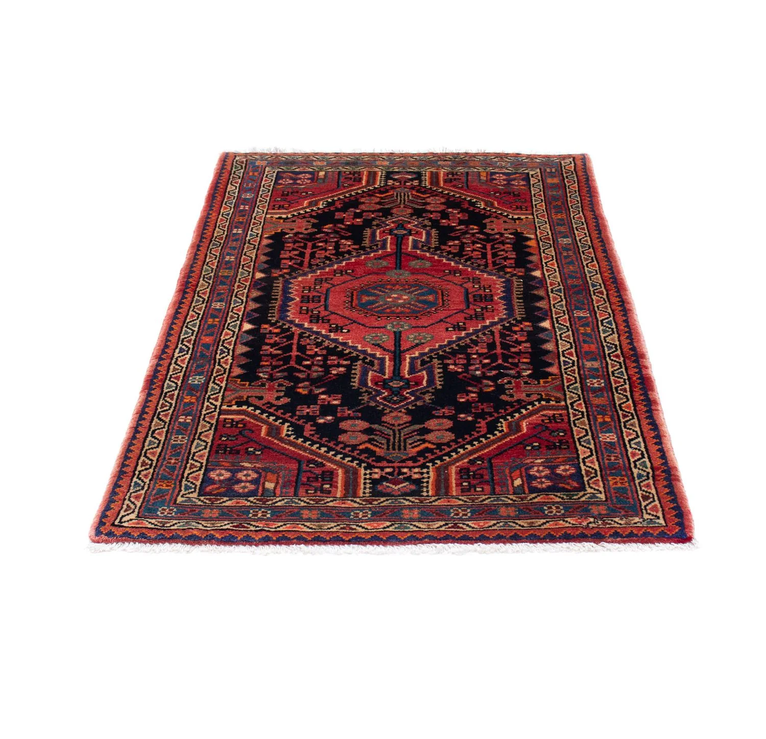 Perserteppich - Nomadic 130 x 88 cm - dunkelblau - Image 5