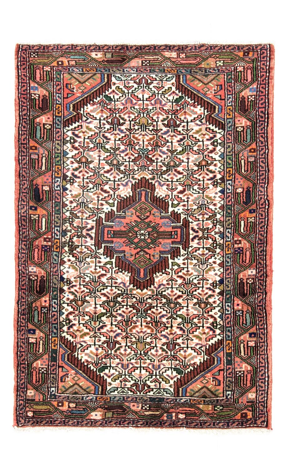 Perserteppich - Nomadic 130 x 90 cm - beige