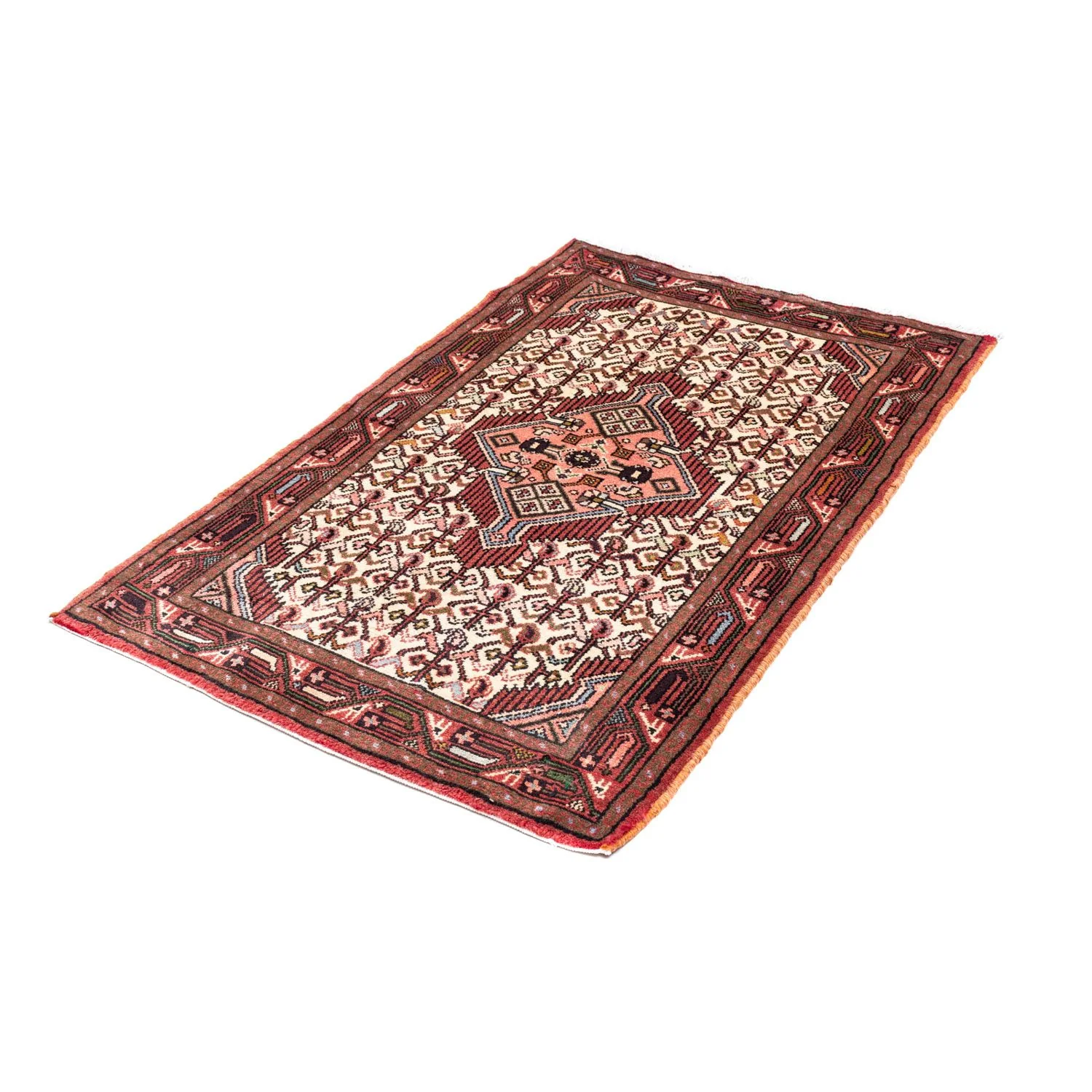 Perserteppich - Nomadic 131 x 80 cm - dunkelrot - Image 5