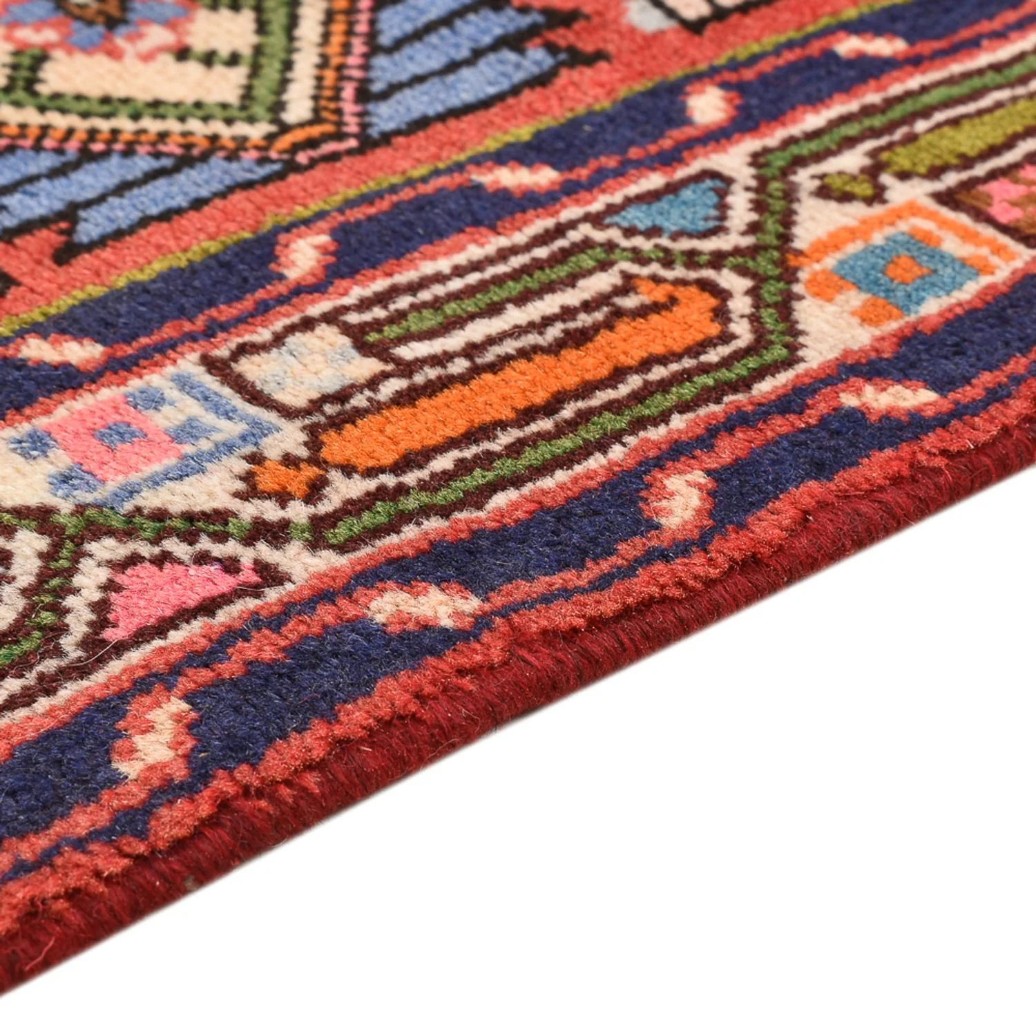 Perserteppich - Nomadic - 134 x 81 cm - rot - Image 3