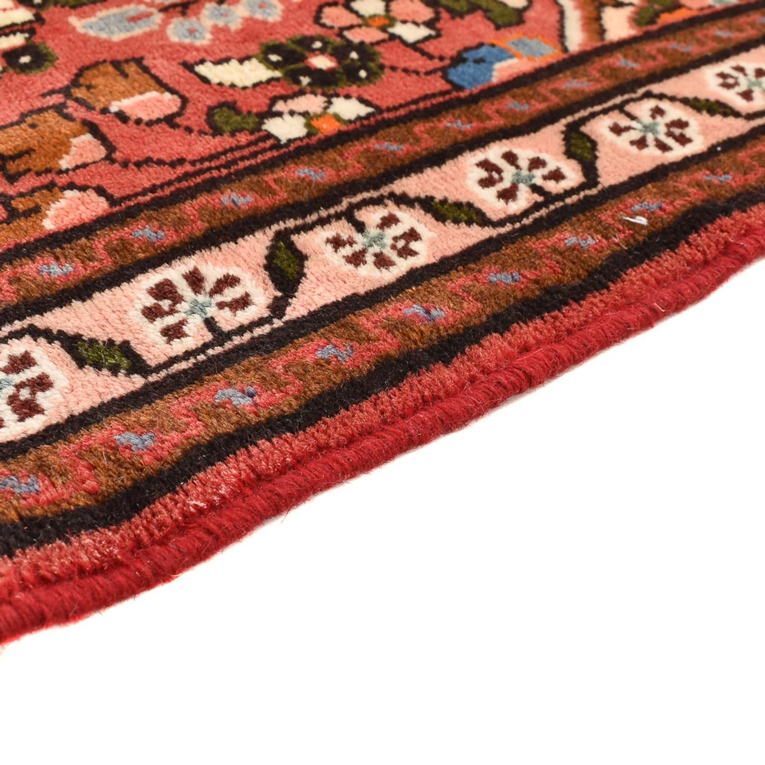 Perserteppich - Nomadic - 136 x 76 cm - dunkelrot - Image 3