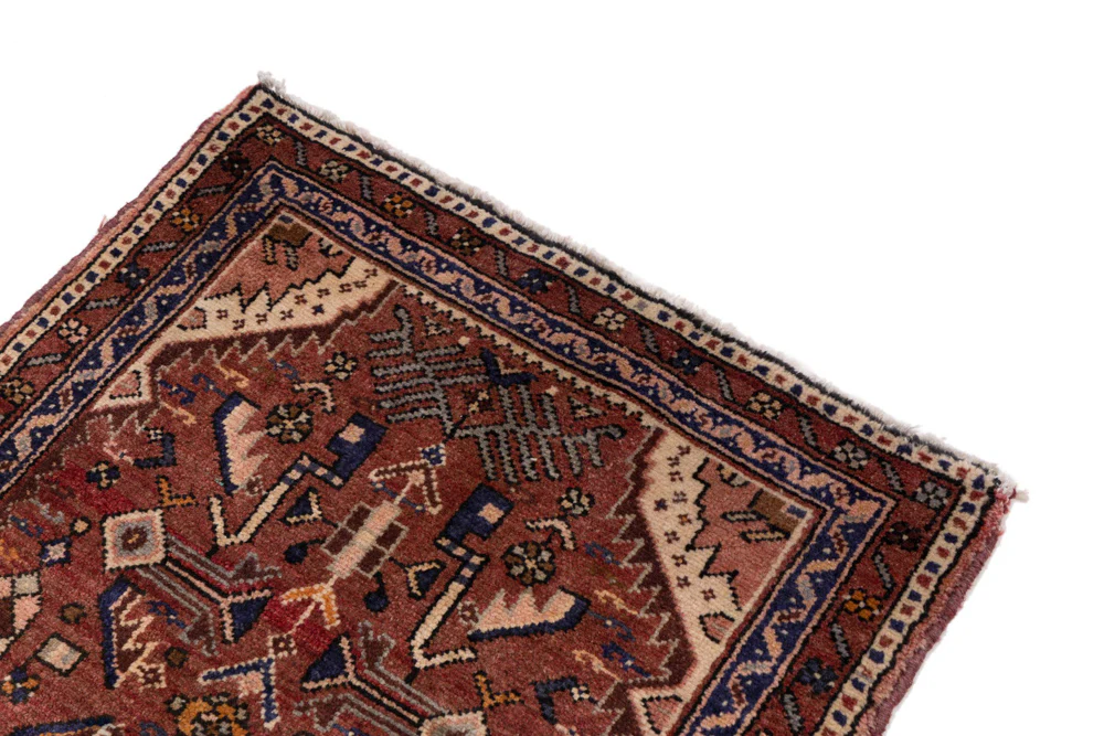 Perserteppich - Nomadic - 137 x 72 cm - rost - Image 4
