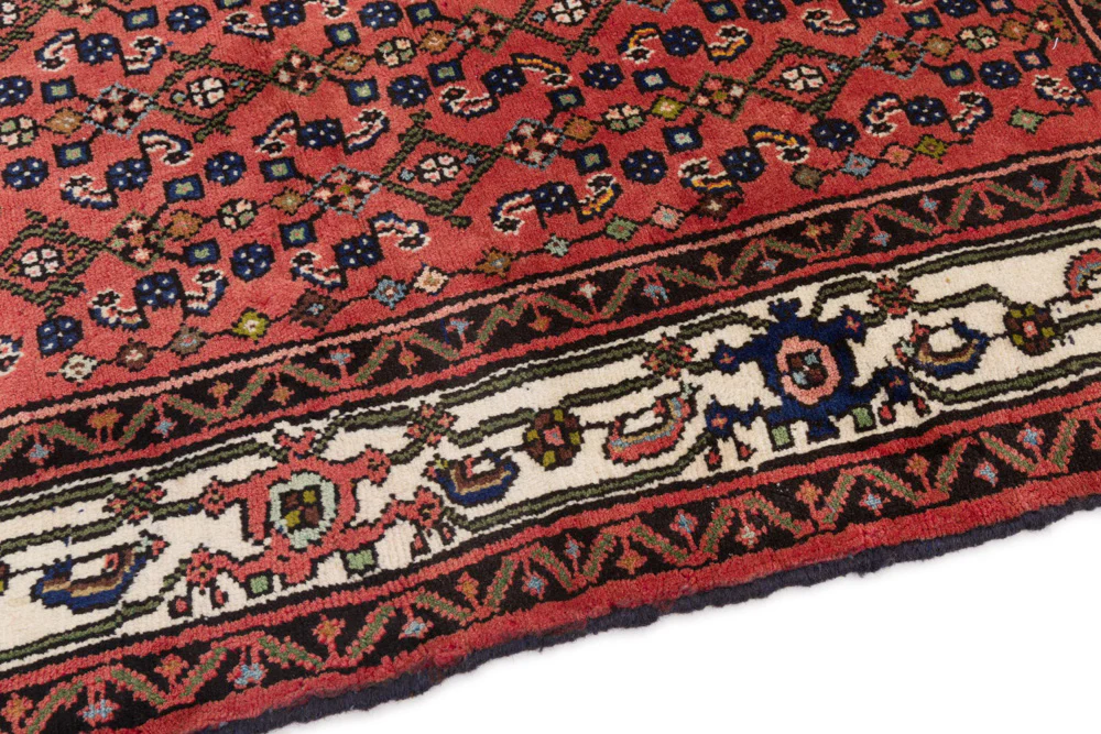 Perserteppich - Nomadic - 140 x 120 cm - dunkelrot - Image 5