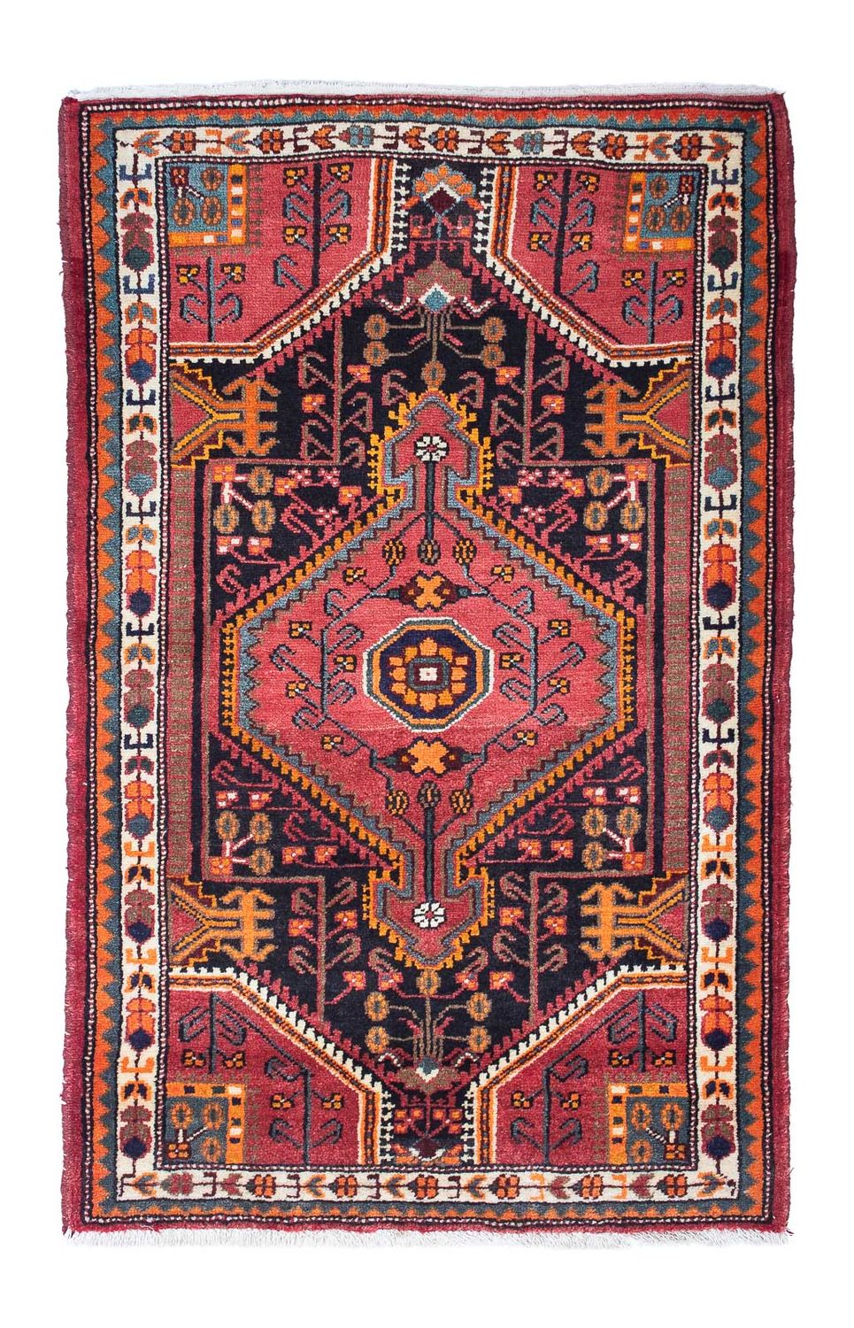 Perserteppich - Nomadic 142 x 90 cm - hellrot