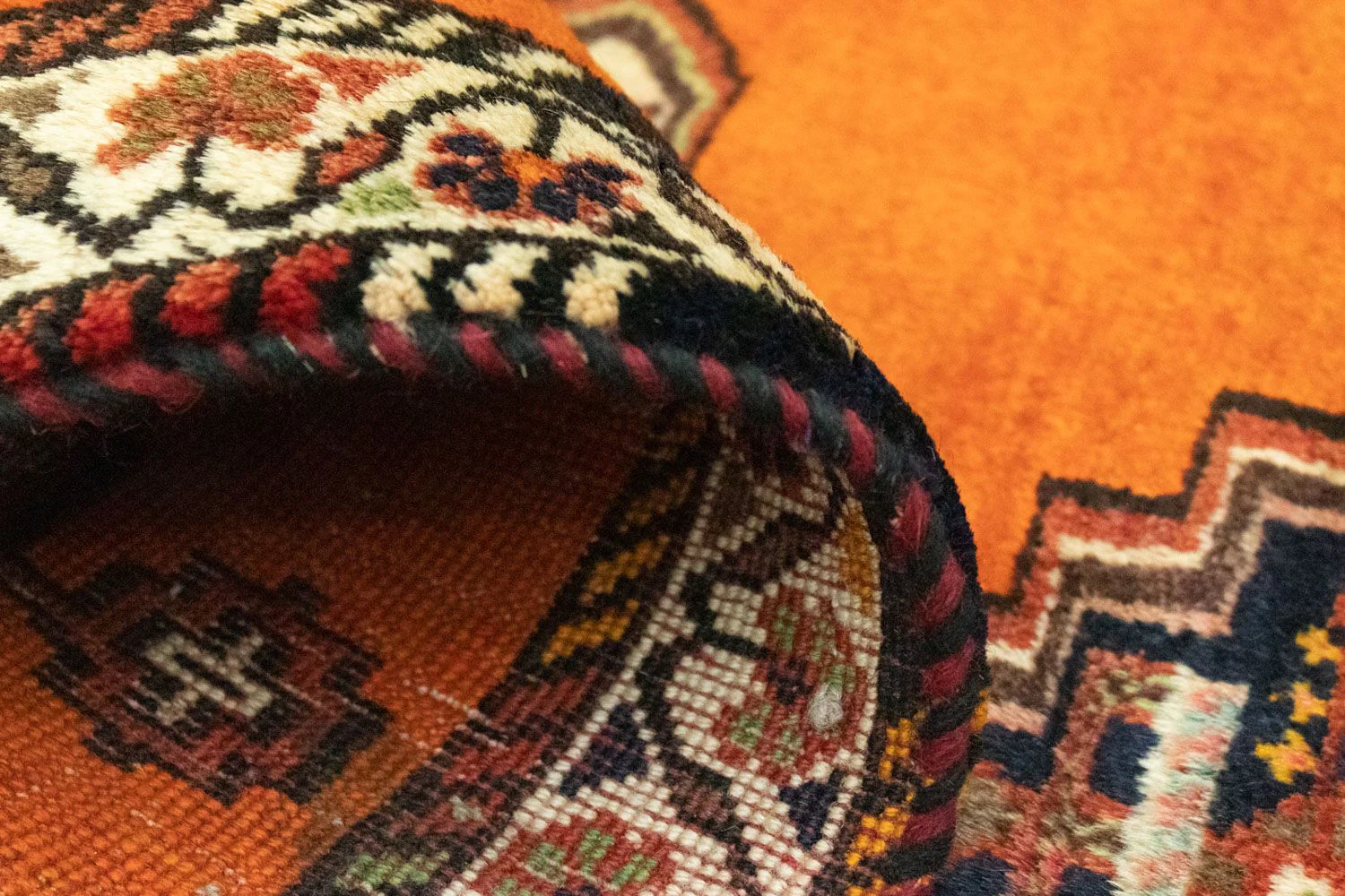 Perserteppich - Nomadic 145 x 70 cm - orange - Image 4