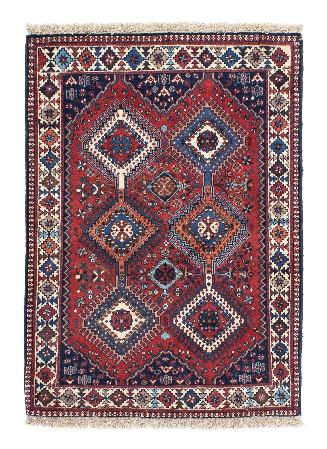 Perserteppich - Nomadic 147 x 102 cm - rot