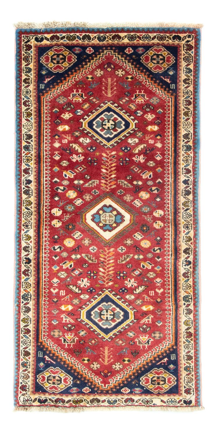 Perserteppich - Nomadic 148 x 73 cm - rot