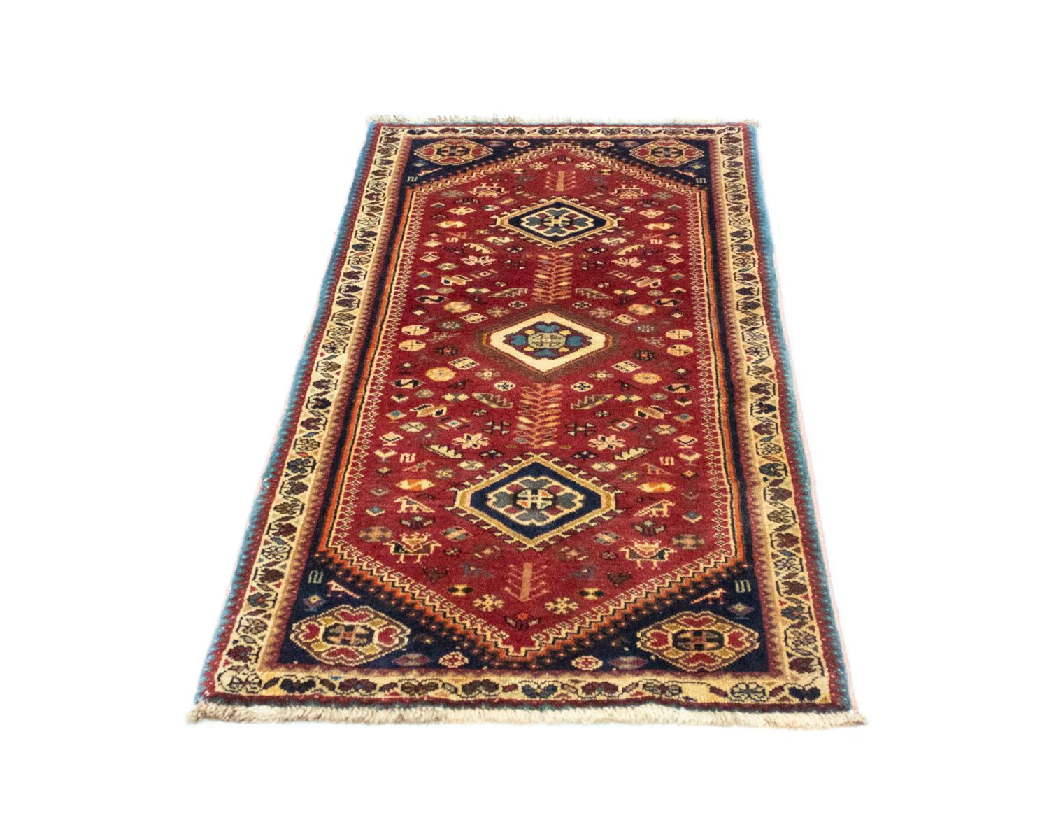 Perserteppich - Nomadic 148 x 73 cm - rot - Image 4