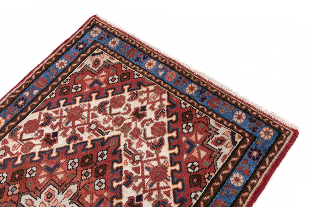 Perserteppich - Nomadic - 150 x 100 cm - dunkelrot - Image 4