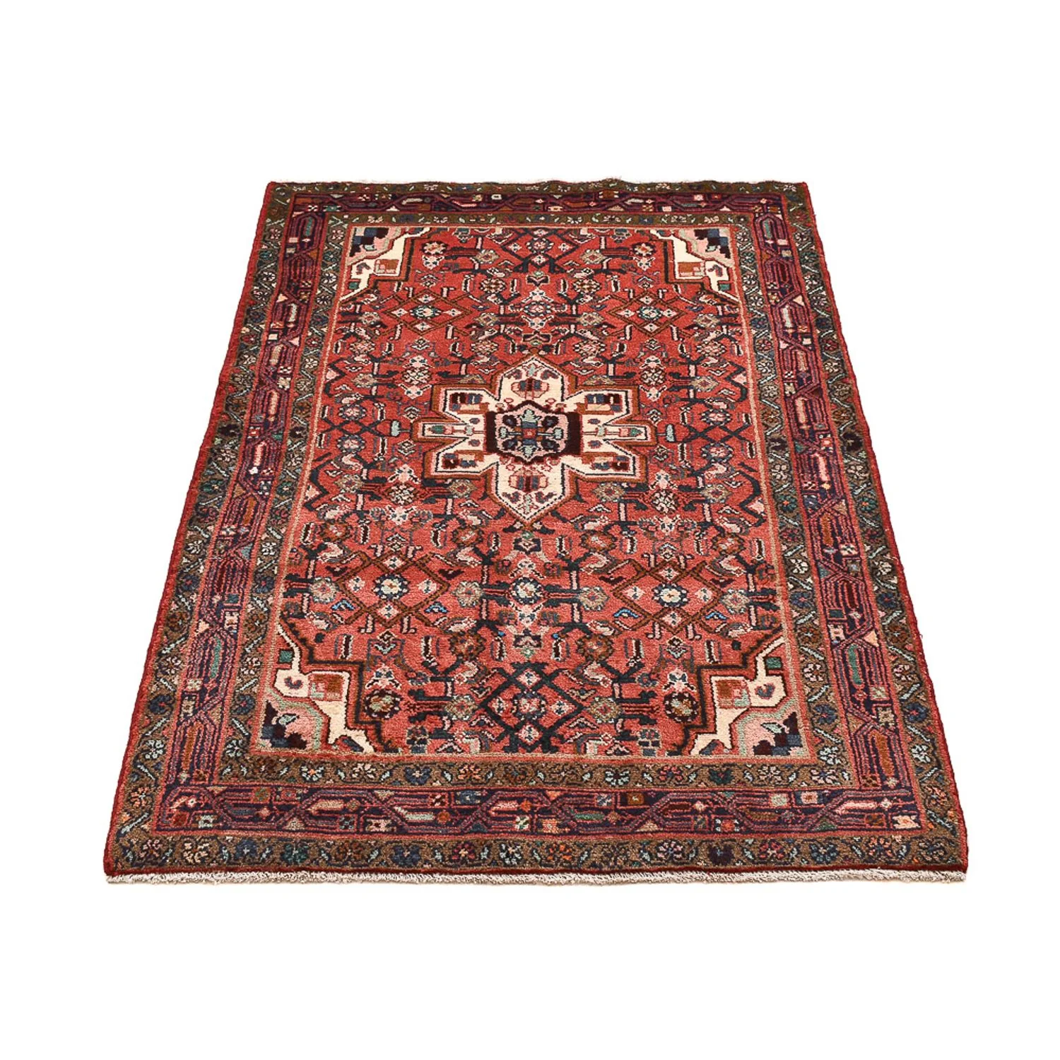 Perserteppich - Nomadic - 150 x 100 cm - hellrot - Image 5