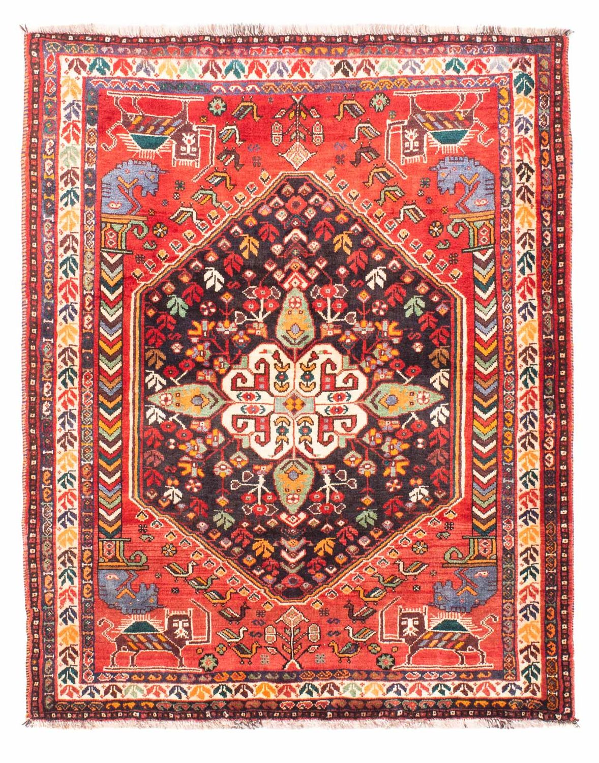 Ghashghai Teppich 153x120cm - Perserteppich