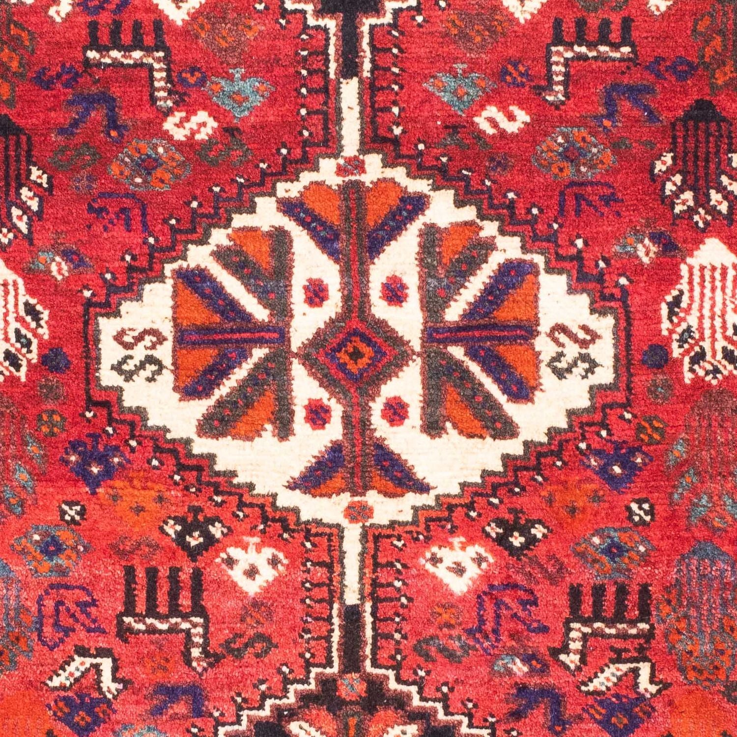 Perserteppich - Nomadic 153 x 120 cm - dunkelrot - Image 2