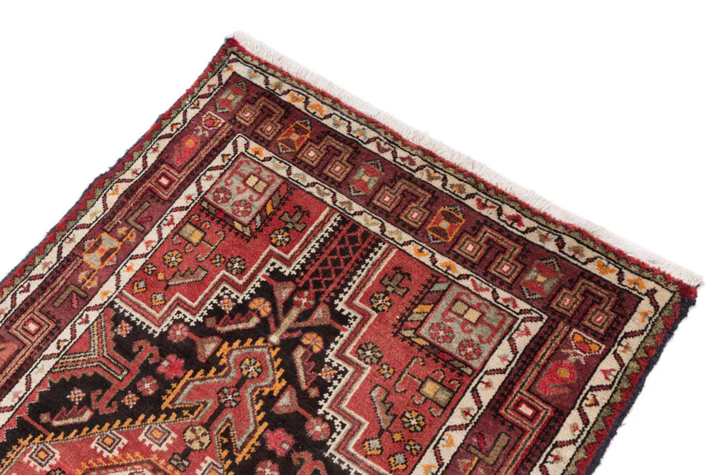 Perserteppich - Nomadic - 155 x 100 cm - dunkelrot - Image 4