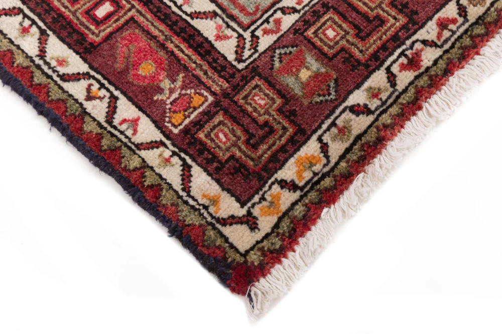 Perserteppich - Nomadic - 155 x 100 cm - dunkelrot - Image 6