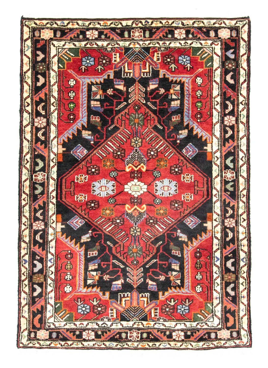 Perserteppich - Nomadic 155 x 108 cm - rot