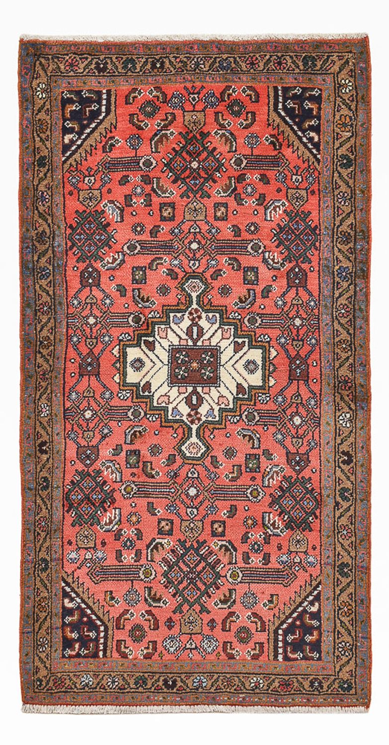 Perserteppich - Nomadic - 155 x 81 cm - hellrot