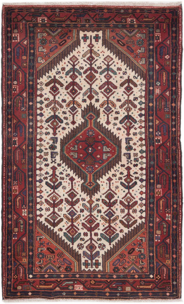 Perserteppich - Nomadic - 160 x 100 cm - hellrot