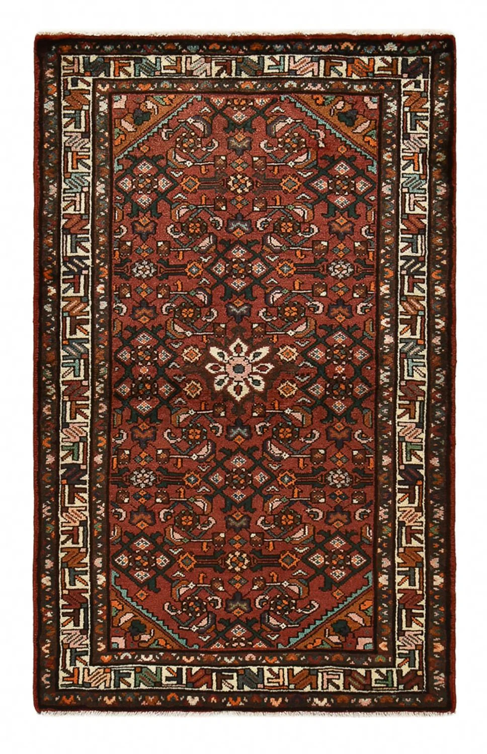 Perserteppich - Nomadic - 163 x 100 cm - dunkelrot