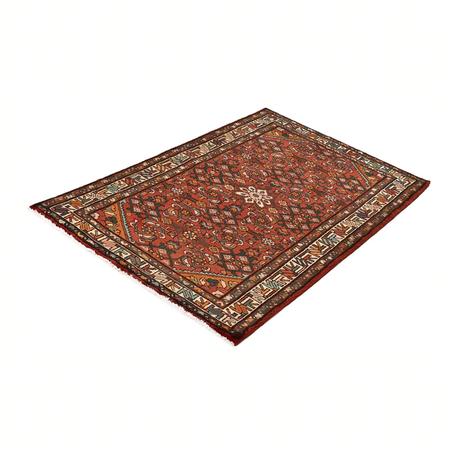 Perserteppich - Nomadic - 163 x 100 cm - dunkelrot - Image 5