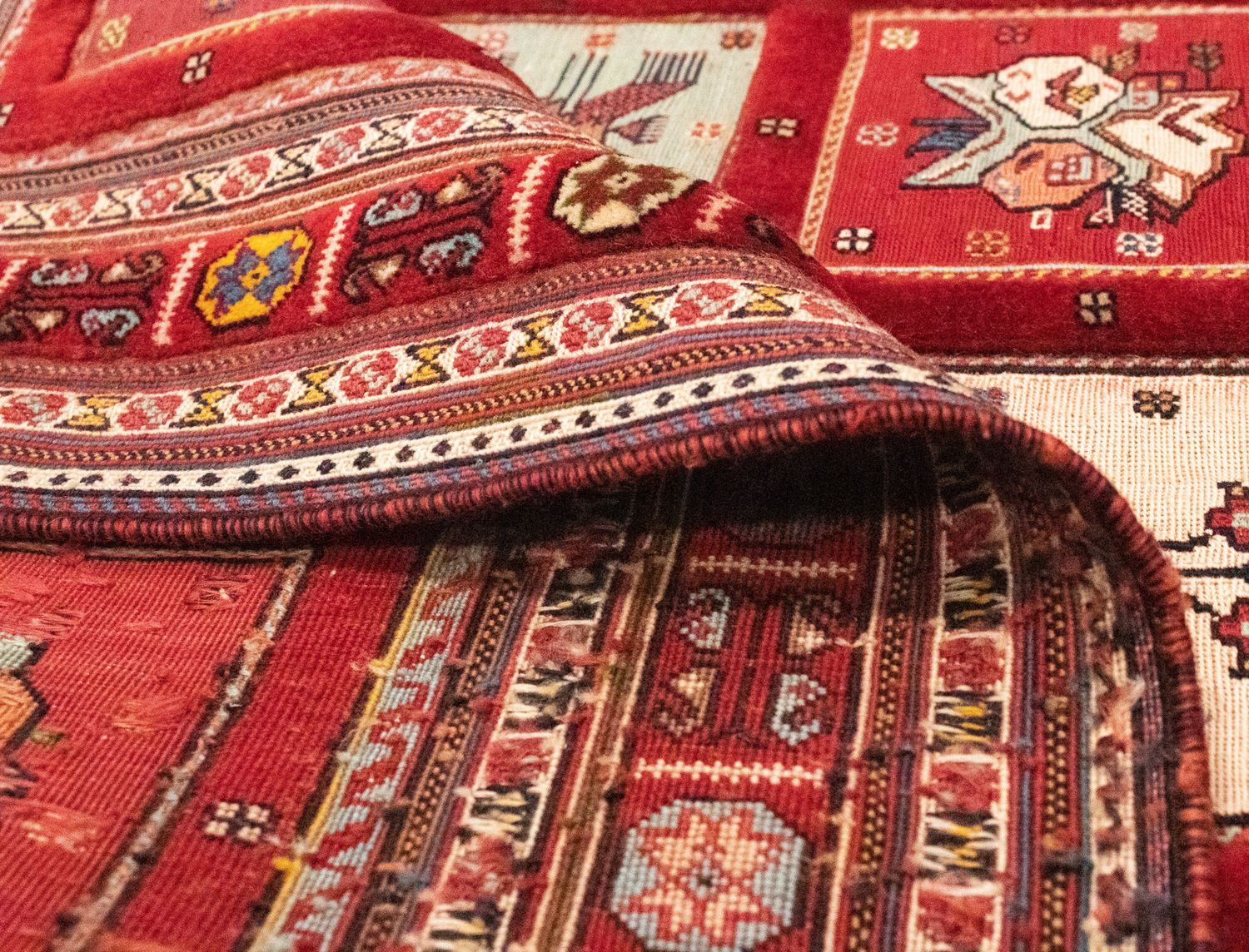 Perserteppich - Nomadic 170 x 120 cm - rot - Image 4