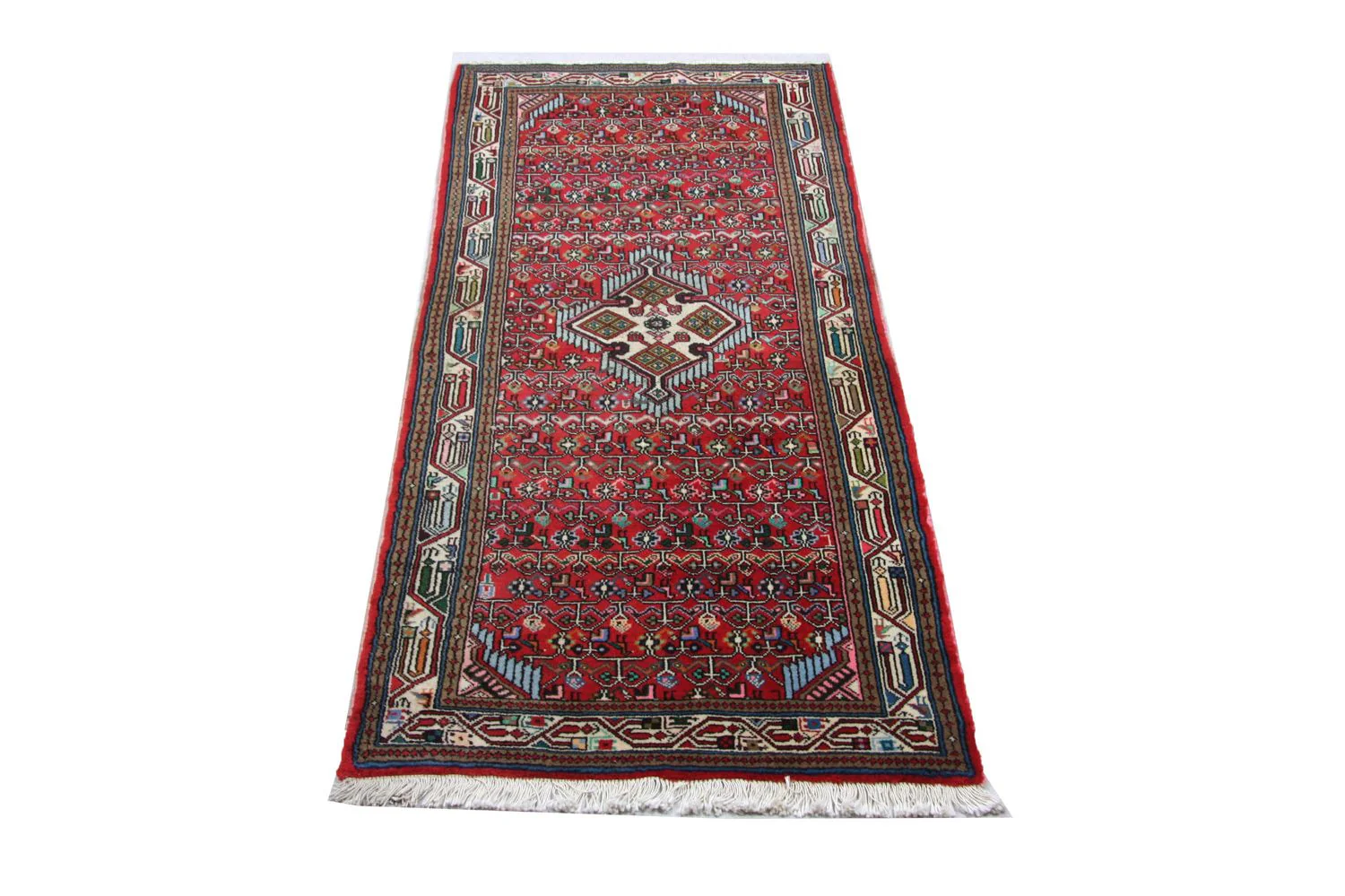 Perserteppich - Nomadic 180 x 80 cm - rot