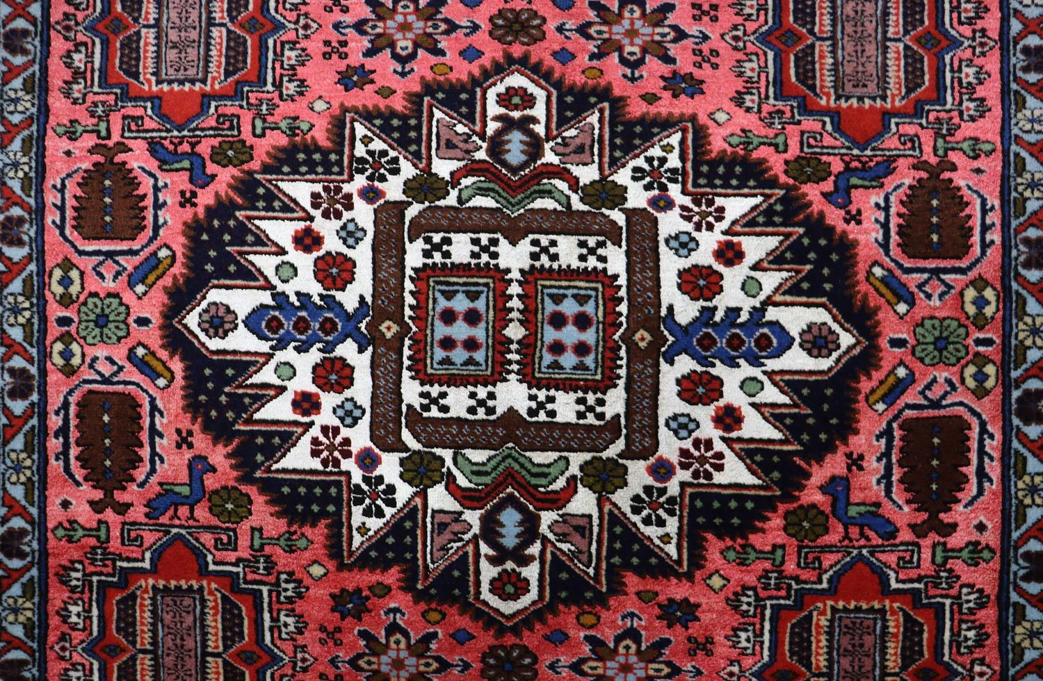 Perserteppich - Nomadic 182 x 139 cm - lachs - Image 2