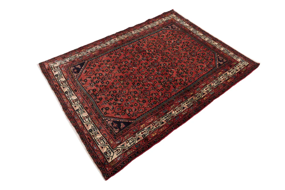 Perserteppich - Nomadic - 190 x 146 cm - dunkelrot - Image 3