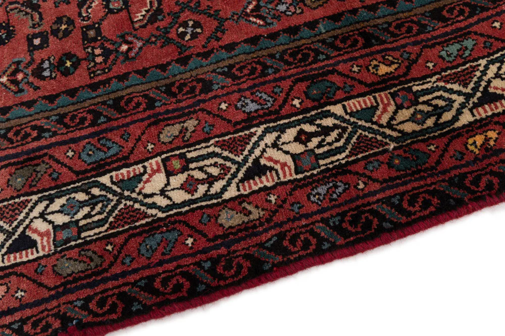 Perserteppich - Nomadic - 190 x 146 cm - dunkelrot - Image 5