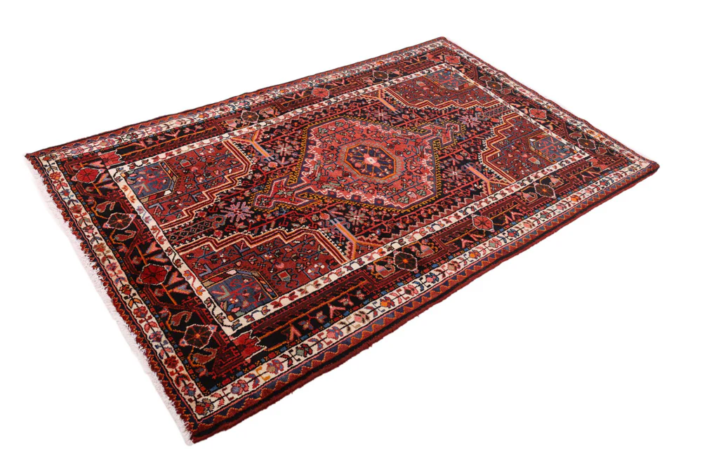 Perserteppich - Nomadic - 192 x 120 cm - dunkelrot - Image 2