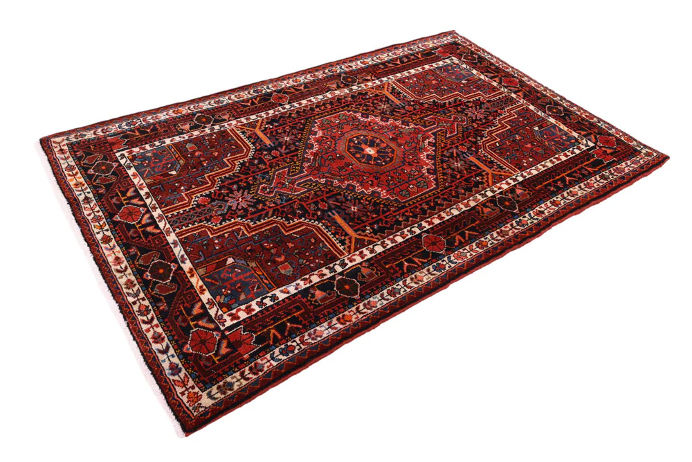 Perserteppich - Nomadic - 192 x 120 cm - dunkelrot - Image 3