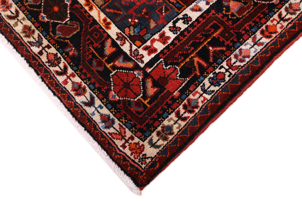 Perserteppich - Nomadic - 192 x 120 cm - dunkelrot - Image 5