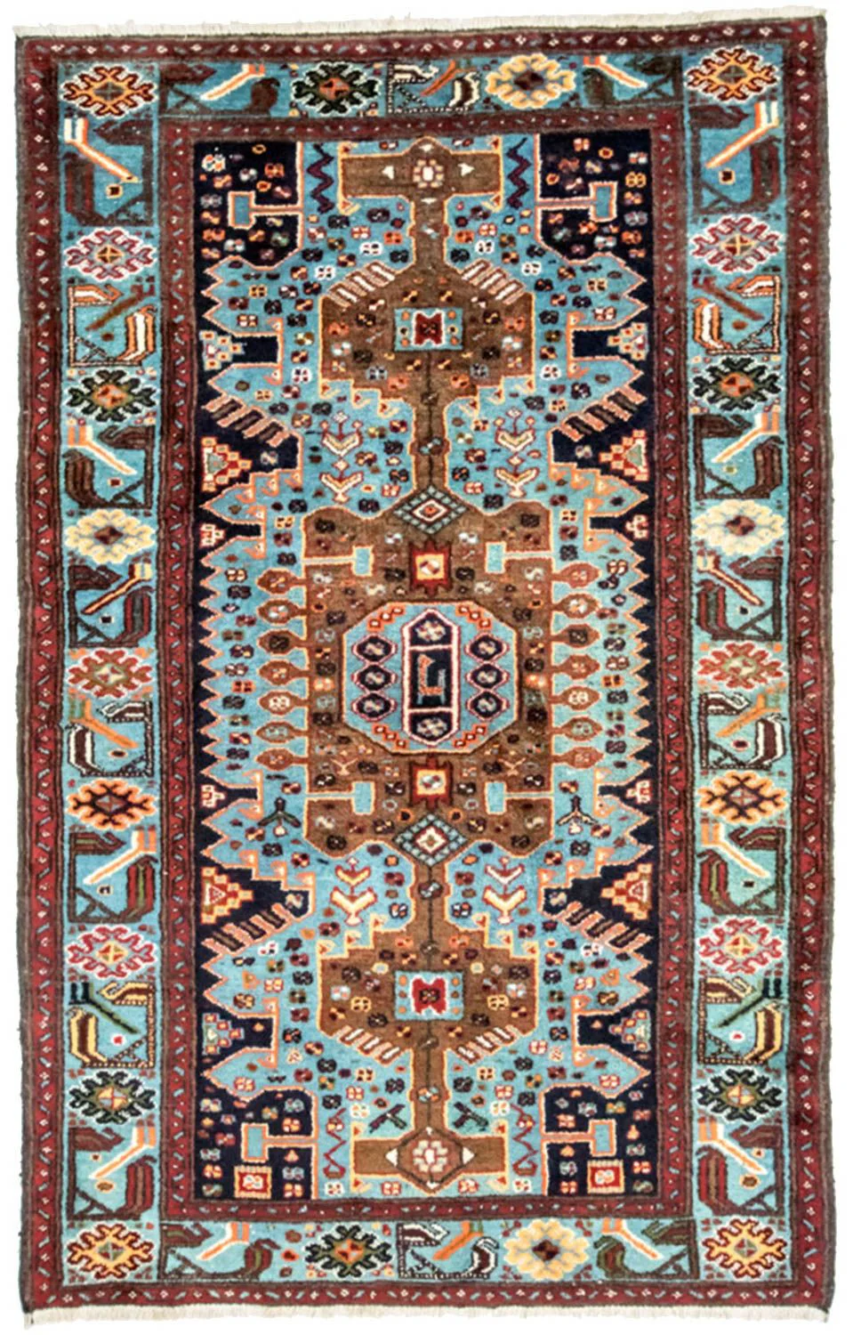 Nahavand Teppich 199x130cm - Perserteppich