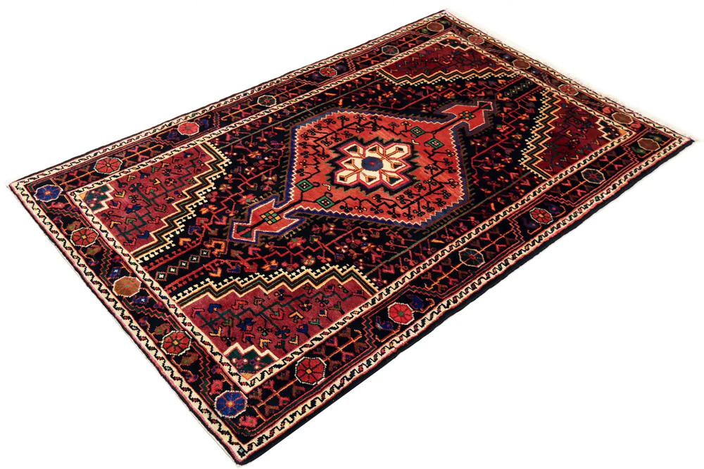 Perserteppich - Nomadic - 200 x 128 cm - dunkelrot - Image 3