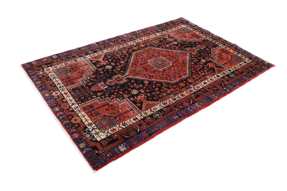 Perserteppich - Nomadic - 200 x 133 cm - dunkelrot - Image 3