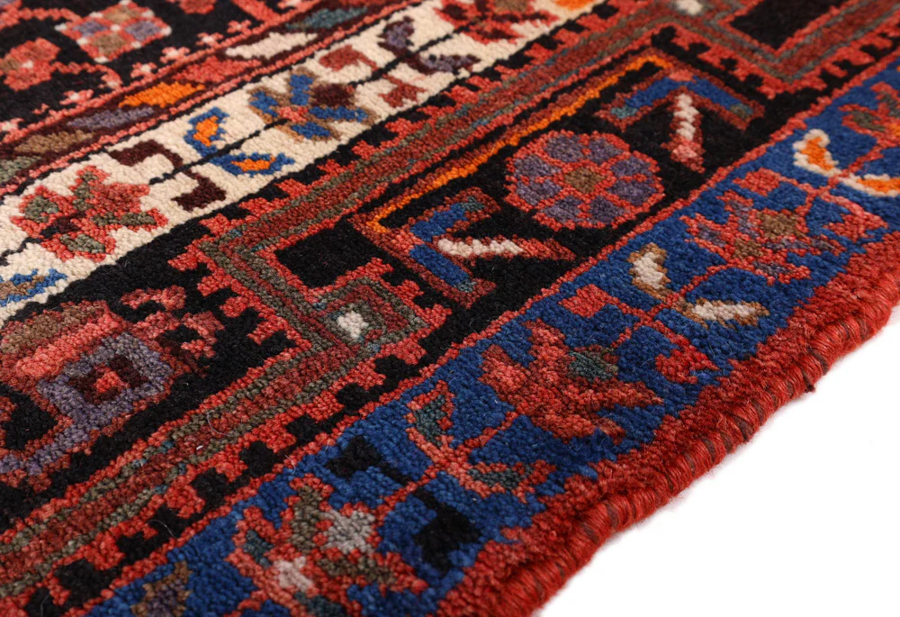 Perserteppich - Nomadic - 200 x 133 cm - dunkelrot - Image 6