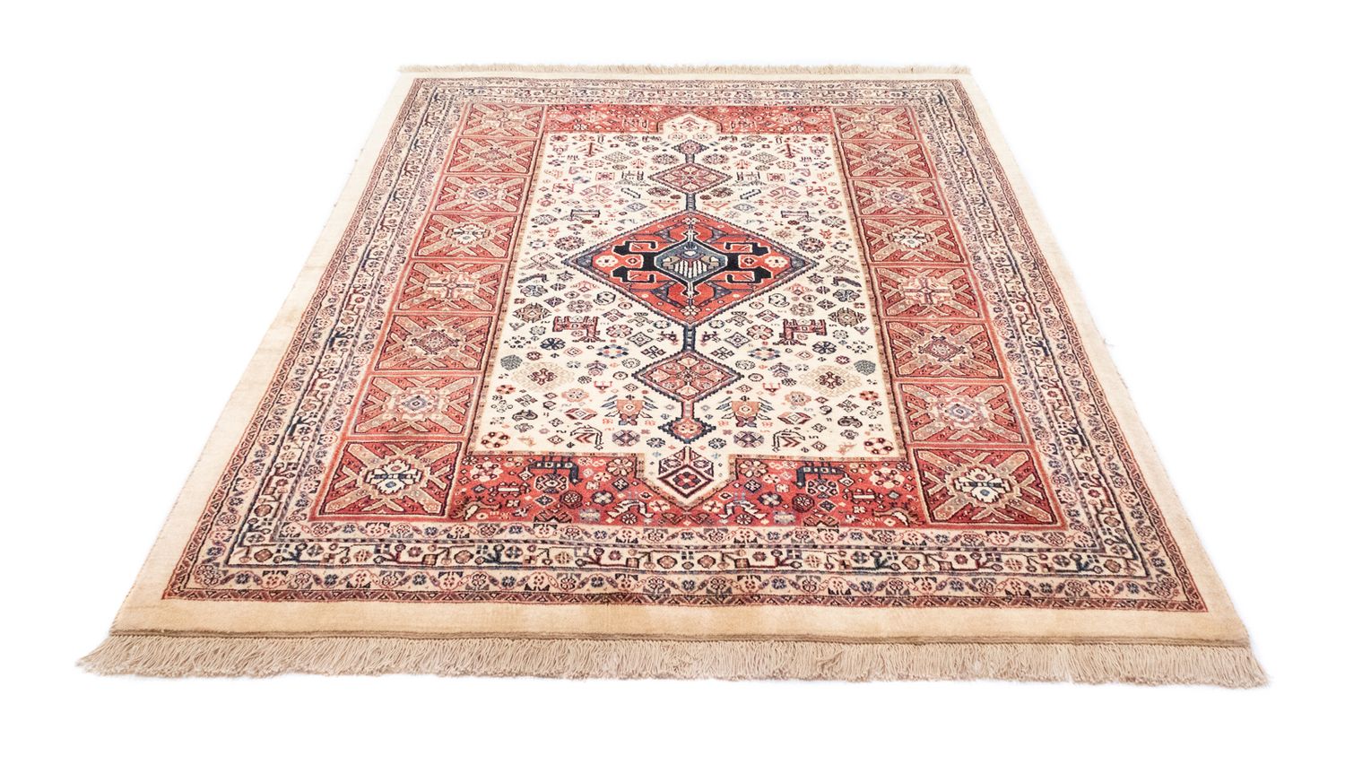 Perserteppich - Nomadic 200 x 154 cm - beige - Image 5