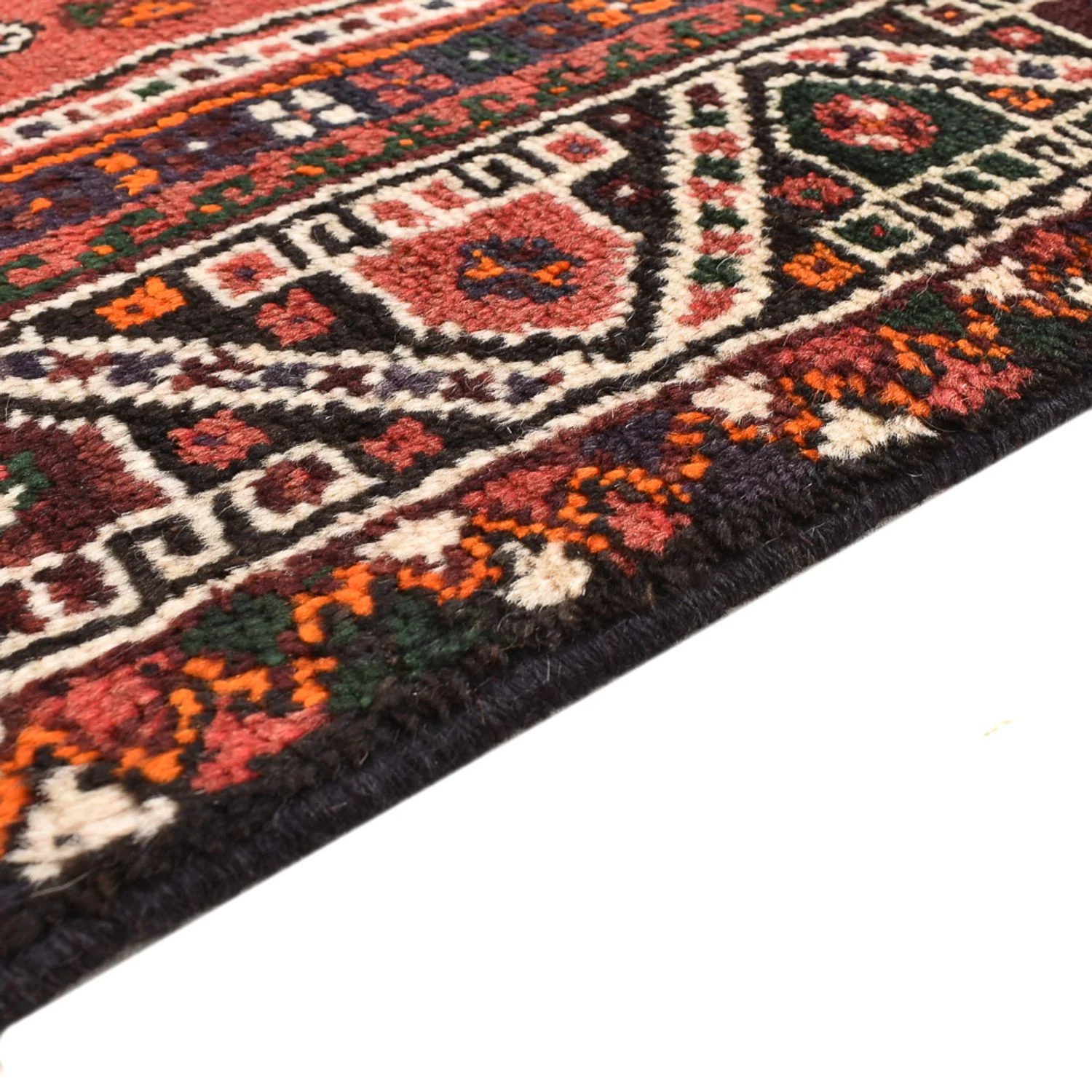 Perserteppich - Nomadic - 205 x 118 cm - dunkelrot - Image 3