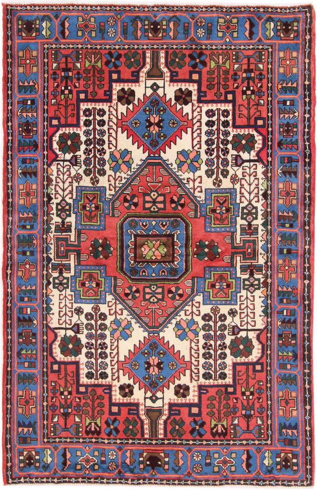 Perserteppich - Nomadic - 205 x 135 cm - mehrfarbig