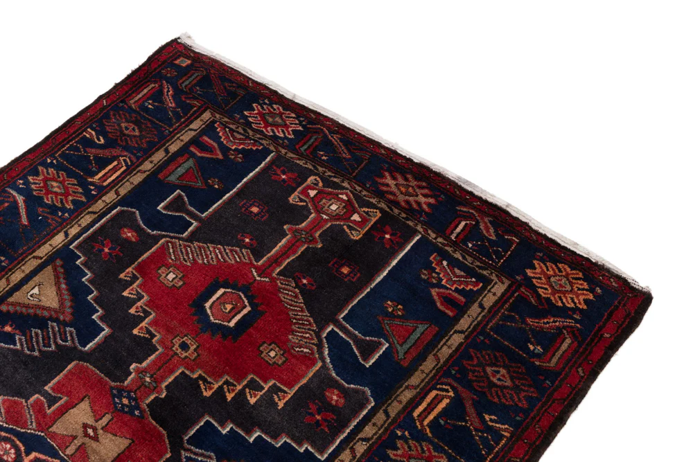 Perserteppich - Nomadic - 205 x 140 cm - dunkelrot - Image 4
