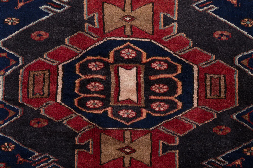 Perserteppich - Nomadic - 205 x 140 cm - dunkelrot - Image 8