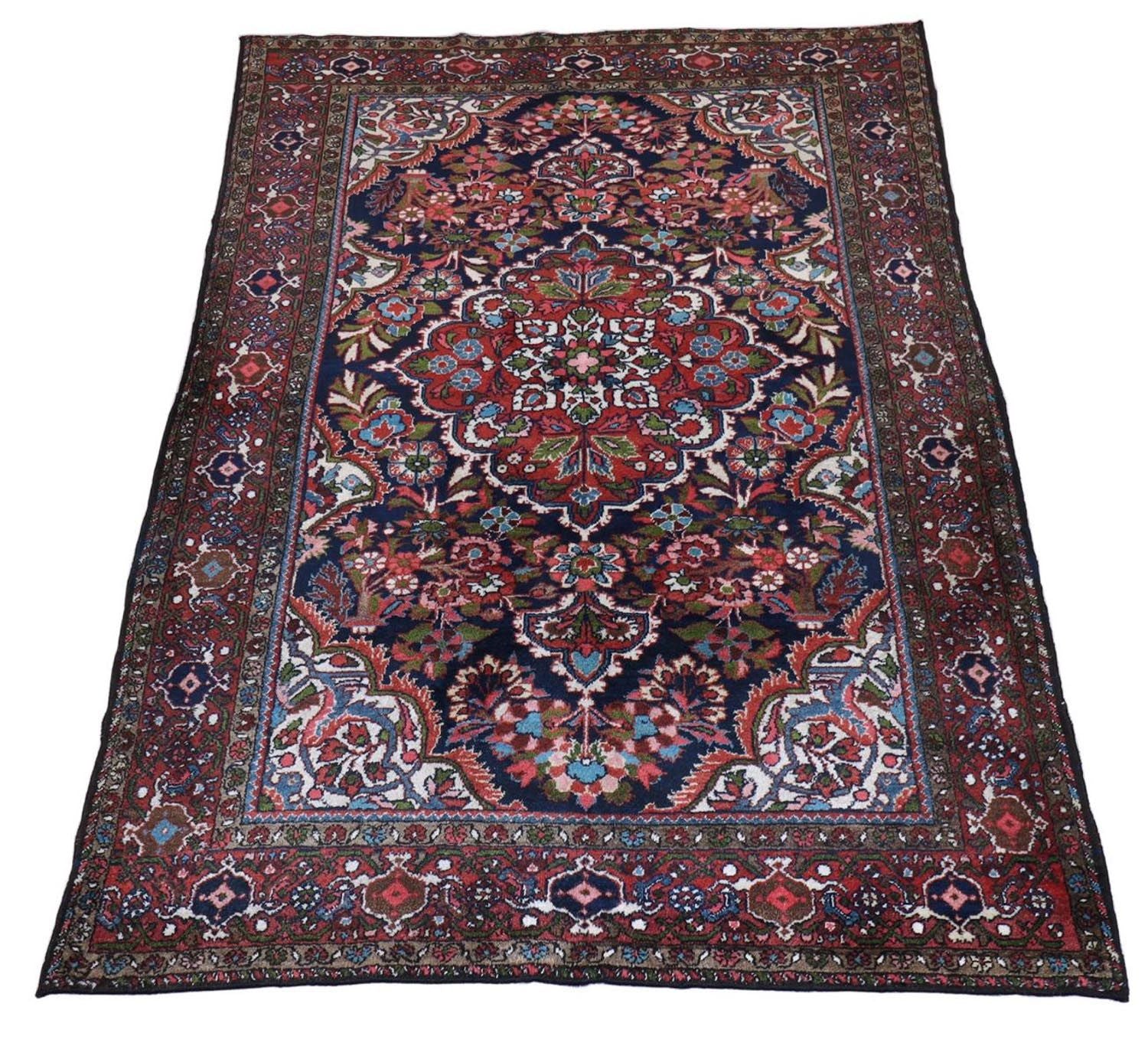 Perserteppich - Nomadic 205 x 142 cm - dunkelblau - Image 3