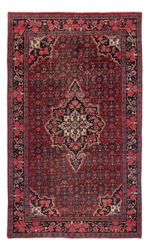 Perserteppich - Nomadic - 206 x 126 cm - rot