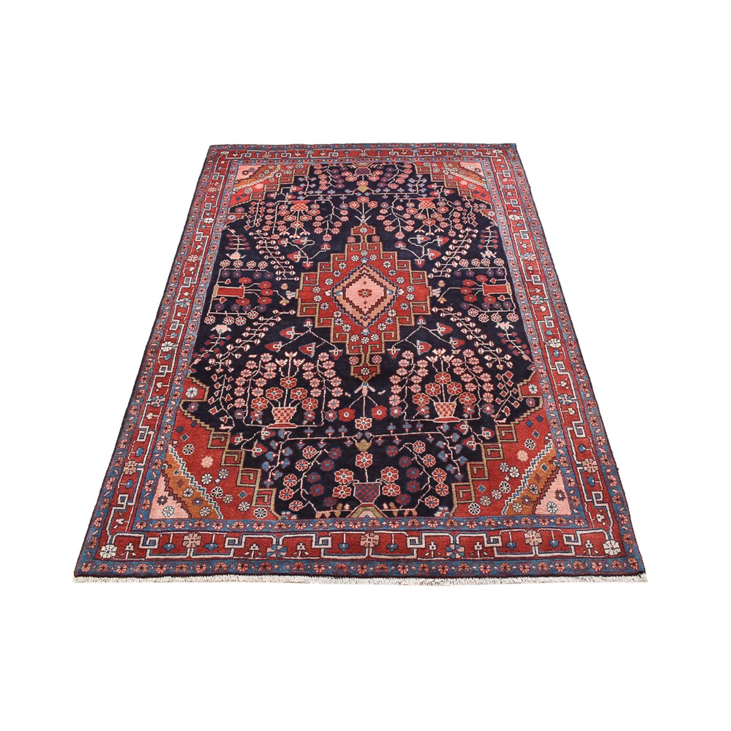 Perserteppich - Nomadic - 208 x 137 cm - dunkelblau - Image 5