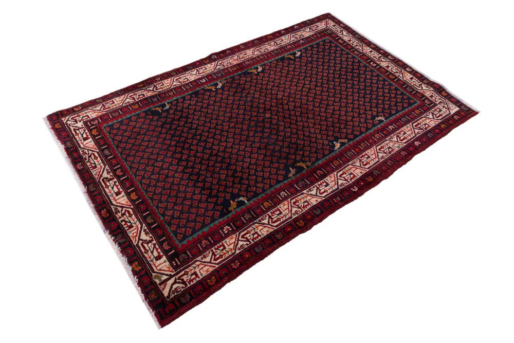 Perserteppich - Nomadic - 215 x 138 cm - dunkelrot - Image 2
