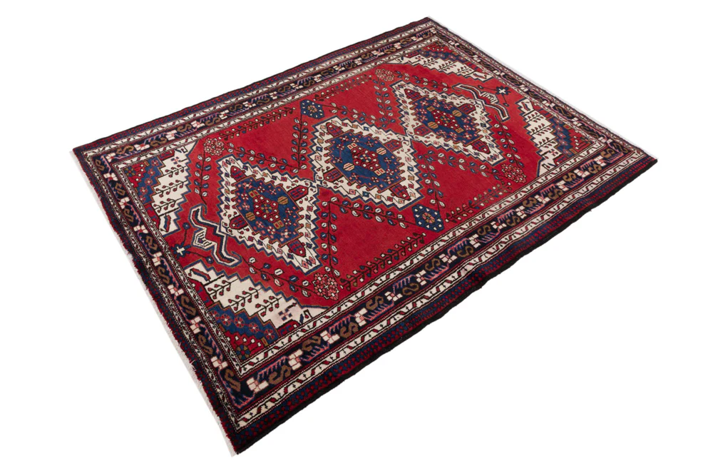 Perserteppich - Nomadic - 217 x 160 cm - rot - Image 2