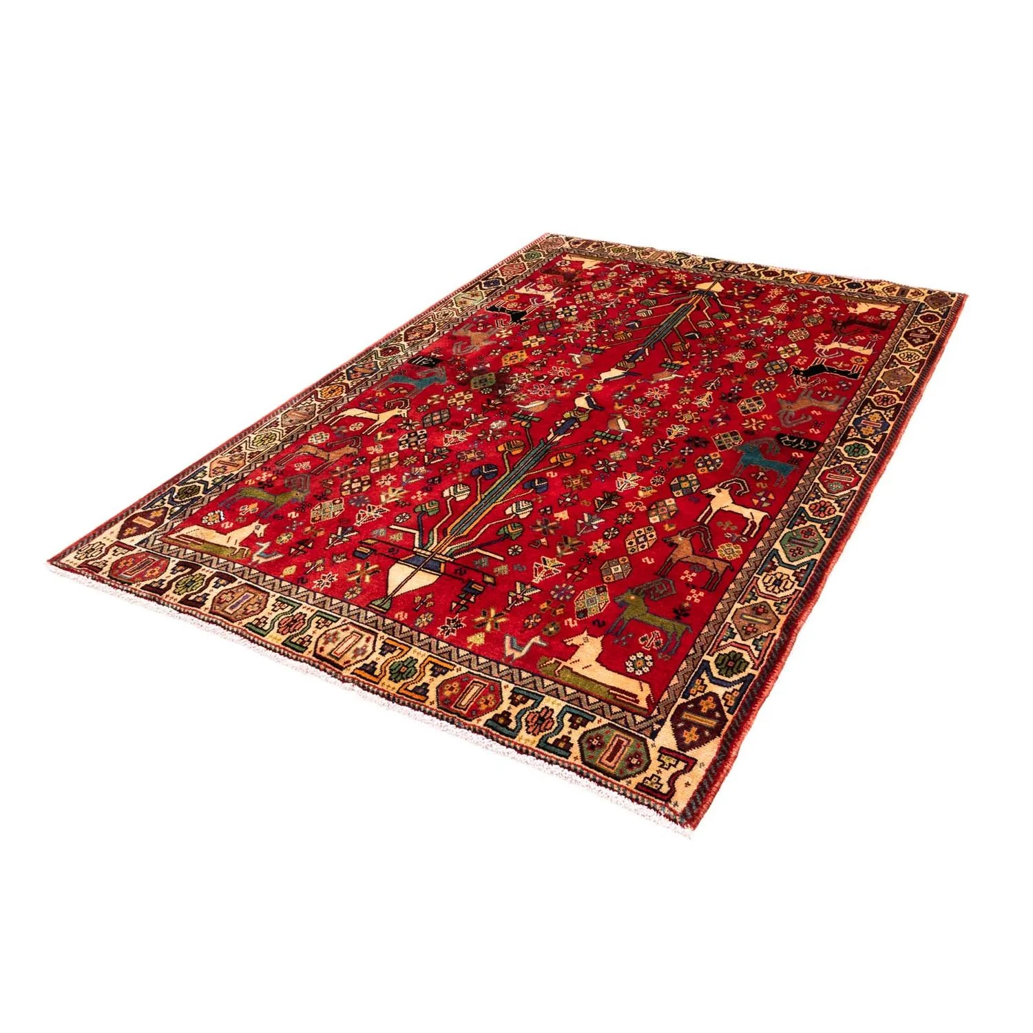 Perserteppich - Nomadic 220 x 143 cm - rot - Image 5