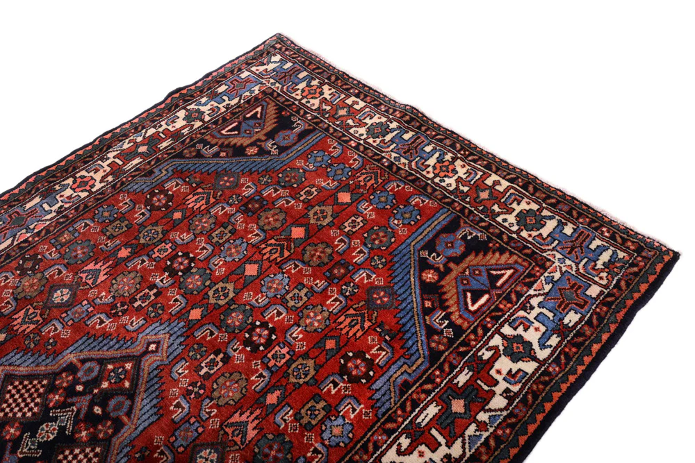 Perserteppich - Nomadic - 225 x 130 cm - dunkelrot - Image 4